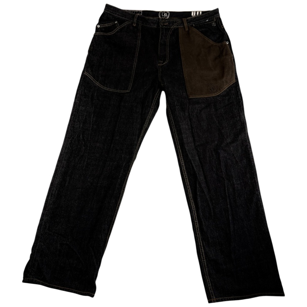 Vintage Y2K G-Unit Authentic Jeans Baggy Jeans Mens 40x34 Black Denim Cotton